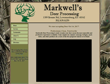 Tablet Screenshot of markwellprocessing.com